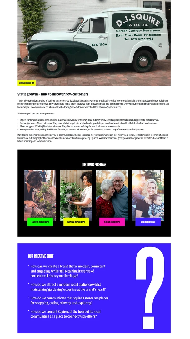 Screenshot of a Perq Case Study page